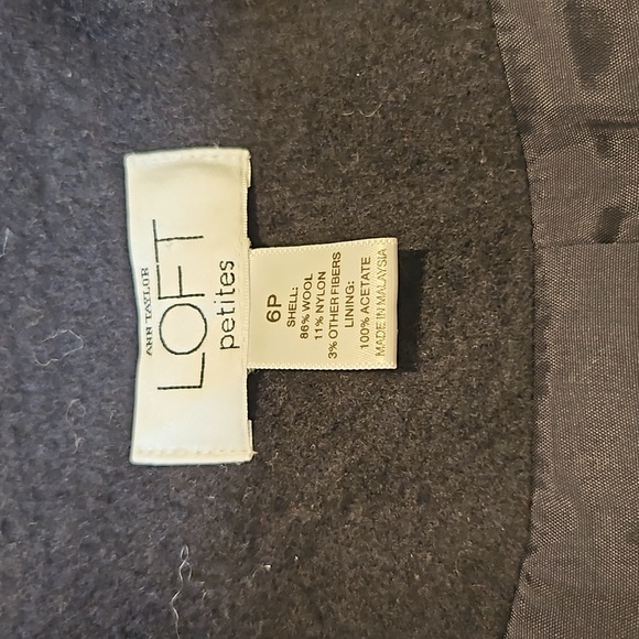 Ann Taylor LOFT Military Wool Jacket  SZ 6P - Picture 9 of 9